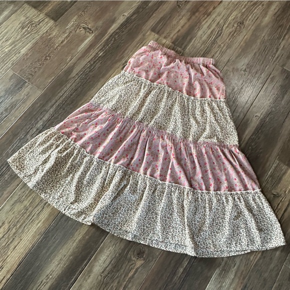 mimi + daphne Dresses & Skirts - Mimi + Daphne floral prairie girl long soft flowy skirt women's S stretch. BOHO